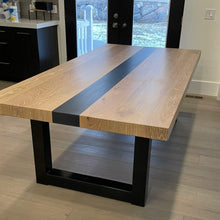 Load image into Gallery viewer, Waterfall Oak Dining Table
