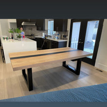 Load image into Gallery viewer, Waterfall Oak Dining Table