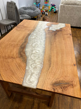 Load image into Gallery viewer, Oak Epoxy Dining Table