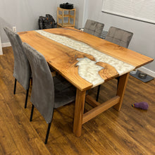 Load image into Gallery viewer, Oak Epoxy Dining Table