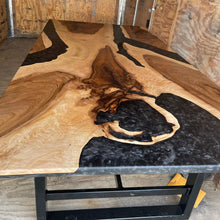 Load image into Gallery viewer, English Walnut Epoxy Dining Table