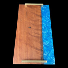 Load image into Gallery viewer, Ahoy Blue Curly Redwood Charcuterie
