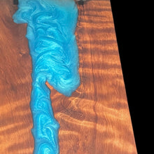 Load image into Gallery viewer, Sea Blue Curly Redwood Charcuterie