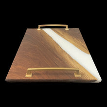 Load image into Gallery viewer, Matte White Walnut Charcuterie