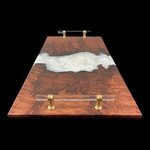 Load image into Gallery viewer, Arctic White Curly Redwood Charcuterie