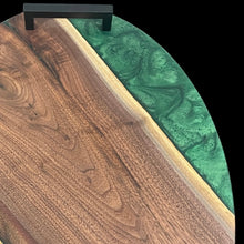 Load image into Gallery viewer, Emerald Walnut Oval Charcuterie