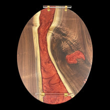 Load image into Gallery viewer, Copper Walnut Oval Charcuterie