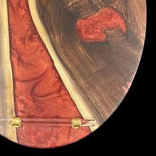 Load image into Gallery viewer, Copper Walnut Oval Charcuterie