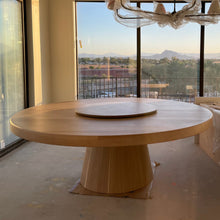 Load image into Gallery viewer, 7 'White Rift Oak Dining Table