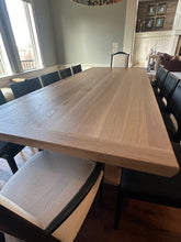 Load image into Gallery viewer, 9' White Oak Rectangle Dining Table
