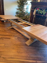 Load image into Gallery viewer, 10' - 14' White Oak Extension Dining Table