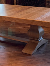 Load image into Gallery viewer, 10' - 14' White Oak Extension Dining Table