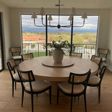 Load image into Gallery viewer, 7 'White Rift Oak Dining Table