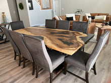 Load image into Gallery viewer, English Walnut Epoxy Dining Table