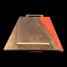 Load image into Gallery viewer, Fiery Orange Walnut Charcuterie