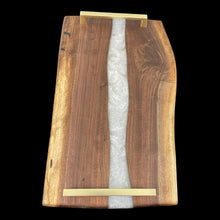 Load image into Gallery viewer, Arctic Swirl Walnut Charcuterie