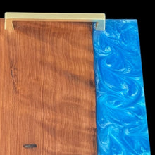 Load image into Gallery viewer, Ahoy Blue Curly Redwood Charcuterie