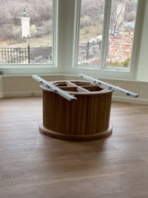 Load and play video in Gallery viewer, 8' White Rift Oak Dining Table