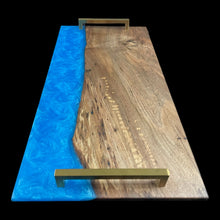 Load image into Gallery viewer, Ahoy Blue Walnut Charcuterie