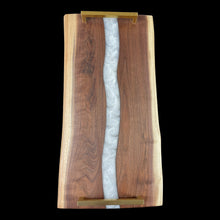 Load image into Gallery viewer, Arctic Walnut River Shimmer Charcuterie