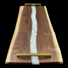 Load image into Gallery viewer, Arctic Walnut River Shimmer Charcuterie
