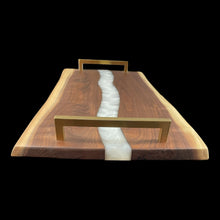 Load image into Gallery viewer, Arctic Walnut River Shimmer Charcuterie