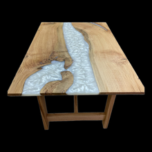 Load image into Gallery viewer, Marbled Ivory Oak Dining Table