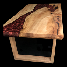 Load image into Gallery viewer, Sycamore Copper Epoxy Coffee Table