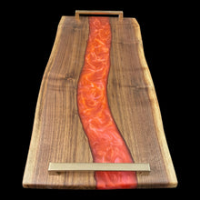 Load image into Gallery viewer, Fire Red Walnut Charcuterie