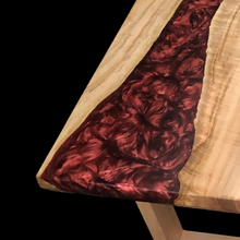 Load image into Gallery viewer, Sycamore Copper Epoxy Coffee Table