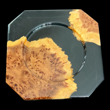Load image into Gallery viewer, Black Burl Tray
