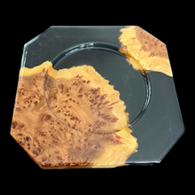 Load image into Gallery viewer, Black Burl Tray