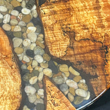 Load image into Gallery viewer, Silver Maple/ Rock Lazy Susan
