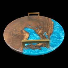 Load image into Gallery viewer, Bora Bora Walnut Oval Charcuterie
