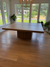 Load image into Gallery viewer, 7&#39; Square White Oak Dining Table
