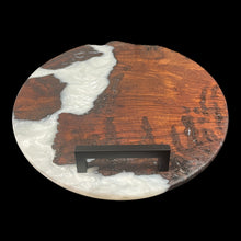 Load image into Gallery viewer, Redwood Burl Oval / Arctic White Epoxy Charcuterie
