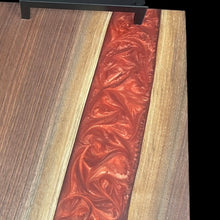 Load image into Gallery viewer, Blackened Copper Walnut Charcuterie
