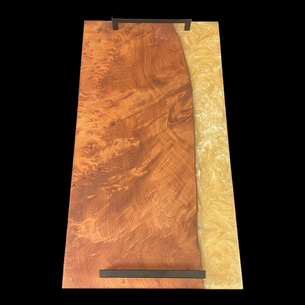 Venetian Gold Redwood Burl Charcuterie