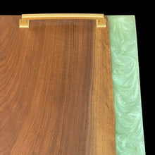 Load image into Gallery viewer, Sea Foam Green Walnut Charcuterie
