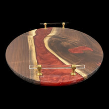 Load image into Gallery viewer, Copper Walnut Oval Charcuterie
