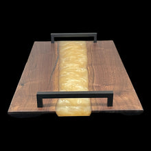 Load image into Gallery viewer, Walnut / Venetian Gold Charcuterie
