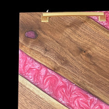 Load image into Gallery viewer, Magenta Striped Walnut Charcuterie
