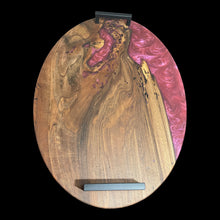 Load image into Gallery viewer, Diamond Savage English Walnut Oval Charcuterie
