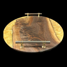 Load image into Gallery viewer, Walnut Venetian Gold Charcuterie
