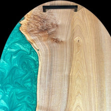 Load image into Gallery viewer, Maple/ Seafoam Green Charcuterie
