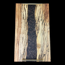 Load image into Gallery viewer, Spalted Pecan and Bushido Brown Epoxy Charcuterie
