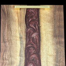 Load image into Gallery viewer, Walnut/Dark Diamond Savage Epoxy Charcuterie
