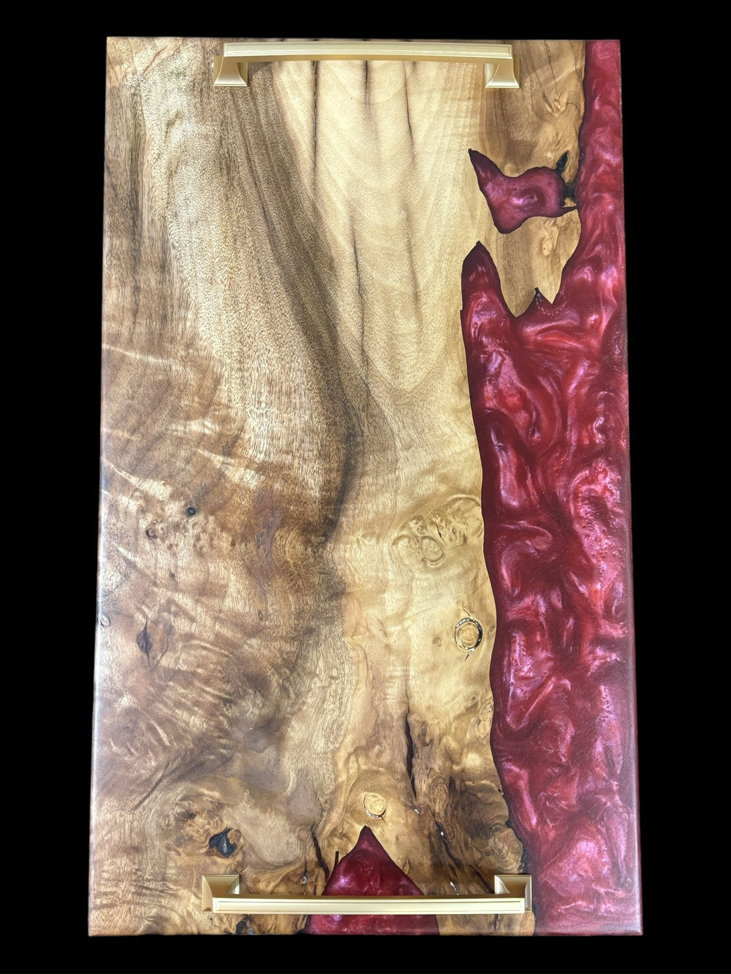 Myrtlewood/  Diamond Savage Epoxy Charcuterie