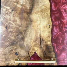 Load image into Gallery viewer, Myrtlewood/  Diamond Savage Epoxy Charcuterie
