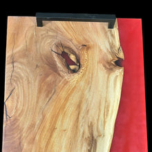 Load image into Gallery viewer, Sycamore/ Translucent Red Epoxy Charcuterie
